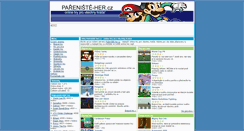 Desktop Screenshot of pareniste.recenze-her.cz