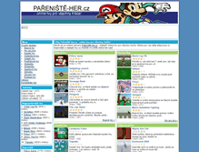 Tablet Screenshot of pareniste.recenze-her.cz